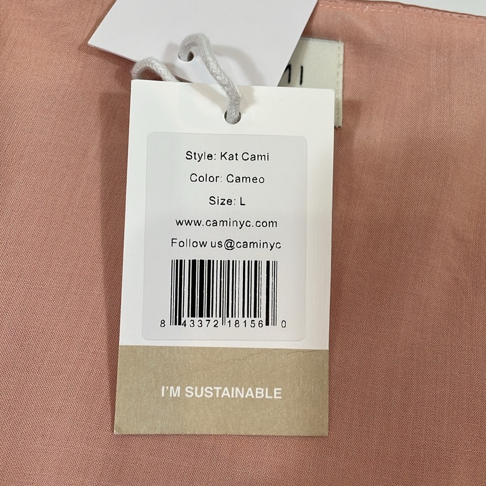 Cami NYC Kat Cami NWT L Color Is Cameo Silk - Picture 11 of 16
